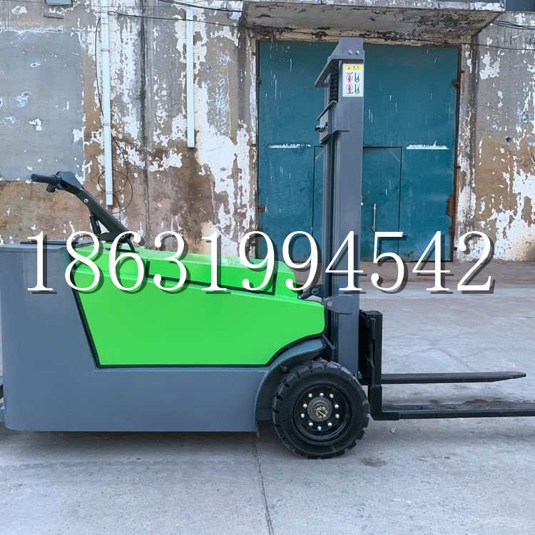 行唐县小型电动叉车1吨2吨步行站驾式电瓶堆高充电装卸车液压升降车铲车