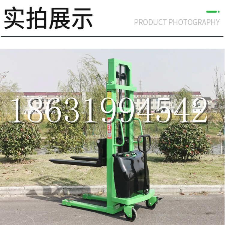 行唐县电动叉车堆高车液压铲车电瓶1吨2吨站驾步行式小型全自动叉车